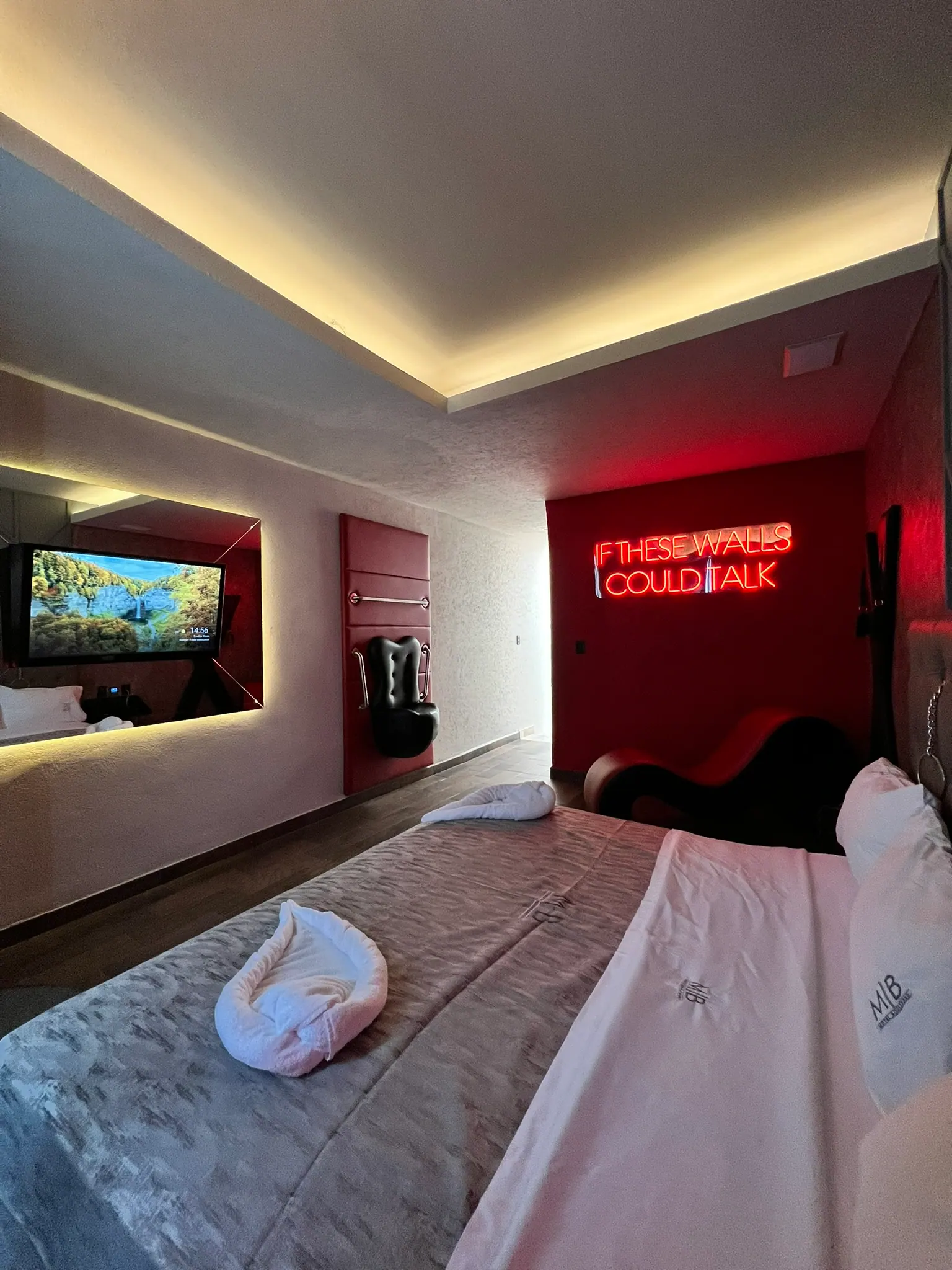 Detalles de una suite privada